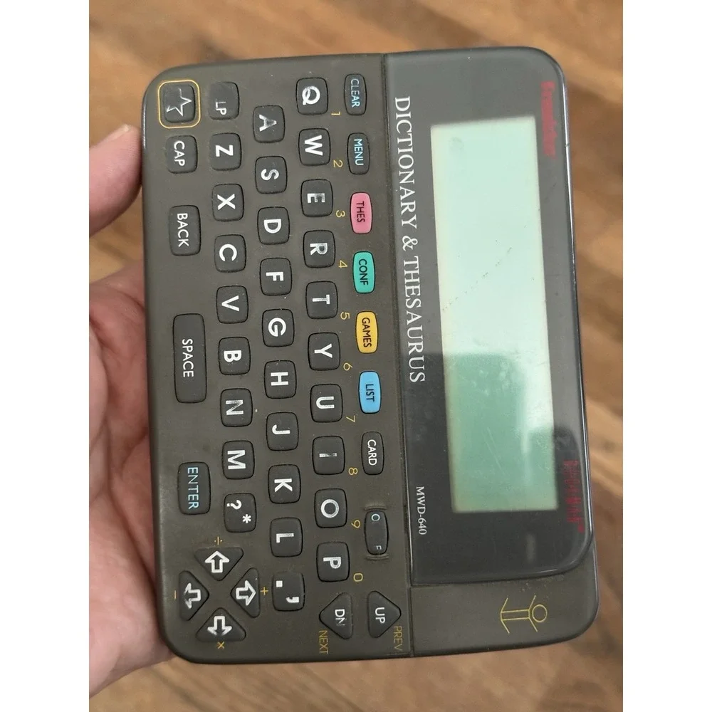 Franklin MWD-640 Electronic Bookman Dictionary Thesaurus Handheld Tested